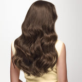 Extensiones de cabello de trama cosida color marrón chocolate (4)