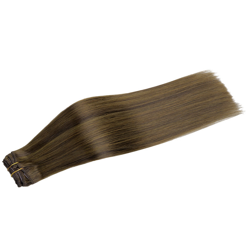 Classic Clip in Hair Extensions 120G – 100% Remy Human Hair.