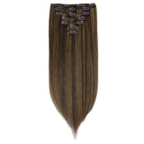 Extensiones de cabello clásicas con clip, 120 g