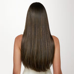 Brown Sugar Swirl Highlights (2C/4E/6C) Classic Clip-Ins (120g-130g) – 100% Remy Human Hair.
