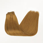 Medium Auburn Brown (30) Classic Clip-Ins (120g) – 100% Remy Human Hair by GOO GOO Hair.