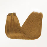 Medium Auburn Brown (30) Classic Clip-Ins (120g) – 100% Remy Human Hair by GOO GOO Hair.