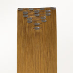 Medium Auburn Brown (30) Classic Clip-Ins (120g) – 100% Remy Human Hair by GOO GOO Hair.