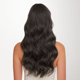 Mocha Brown (1C) Classic Clip-Ins (120g-130g) – 100% Remy Human Hair.