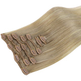 Extensiones de cabello clásicas con clip, 120 g