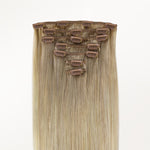 Natural Blonde Balayage (18ET90A) Classic Clip-Ins (120g-130g) – 100% Remy Human Hair.