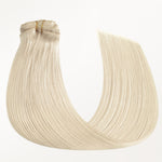 Platinum Blonde (60A) Classic Clip-Ins (120g-150g) – 100% Remy Human Hair by GOO GOO Hair.