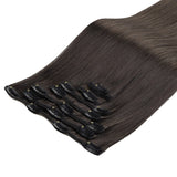 Classic Clip in Hair Extensions 120G – 100% Remy Human Hair.