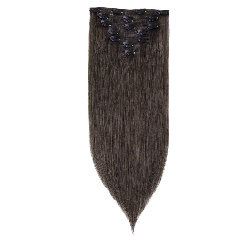 Classic Clip in Hair Extensions 120G – 100% Remy Human Hair.