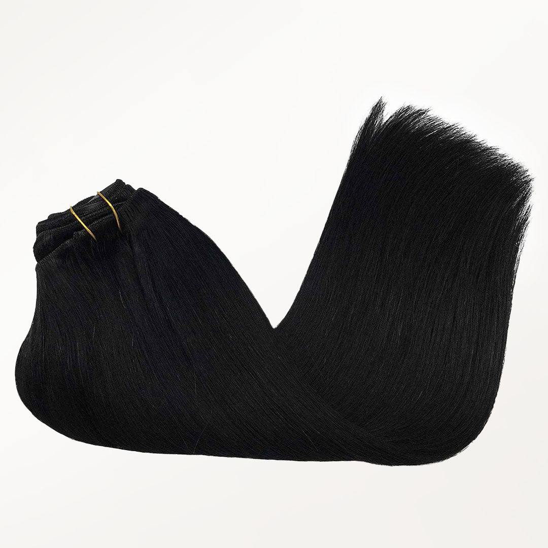 Classic Clip in Hair Extensions – 100% Remy Human Hair.