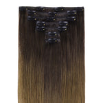 Classic Clip in Hair Extensions 120G – 100% Remy Human Hair.
