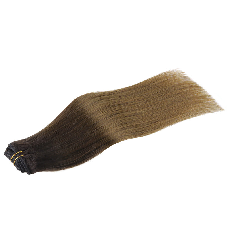Classic Clip in Hair Extensions 120G – 100% Remy Human Hair.