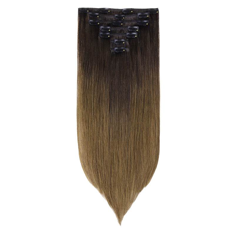 Classic Clip in Hair Extensions 120G – 100% Remy Human Hair.