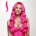 Hot Pink Color Tape-Ins (25g-30g) – 100% Remy Human Hair.