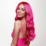 Hot Pink Color Tape-Ins (25g-30g) – 100% Remy Human Hair.