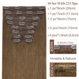 18" Platinum Blonde Balayage (17/22/60) Double Drawn Clip in 160g – 100% Remy Human Hair.