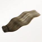 Bleach Blonde Balayage (3/8/613) Full Classic Clip-Ins (160g-220g) – 100% Remy Human Hair by GOO GOO Hair.