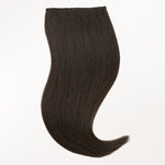 Dark Brown (2) Full Classic Clip-Ins (160g-220g) – 100% Remy Human Hair by GOO GOO Hair.