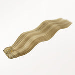 Light Blonde Highlights (16/22A) Full Classic Clip-Ins (160g-220g) – 100% Remy Human Hair by GOO GOO Hair.