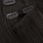 Natural Black (1B) Full Classic Clip-Ins (160g-220g) – 100% Remy Human Hair by GOO GOO Hair.