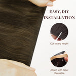 Honey Blonde Balayage (4/26/4) Genius Tape Weft Hair Extensions 60g – 100% Remy Human Hair.