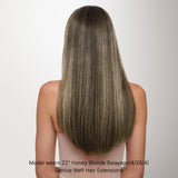 Honey Blonde Balayage (4/26/4) Genius Tape Weft Hair Extensions 60g – 100% Remy Human Hair.