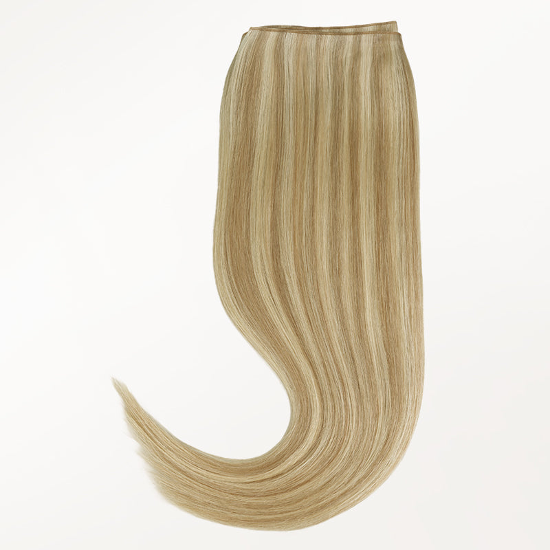Light Blonde Highlights (16/22A) Genius Tape Weft Hair Extensions 60g – 100% Remy Human Hair.