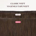 Honey Blonde Balayage (4/26/4) Genius Tape Weft Hair Extensions 60g – 100% Remy Human Hair.