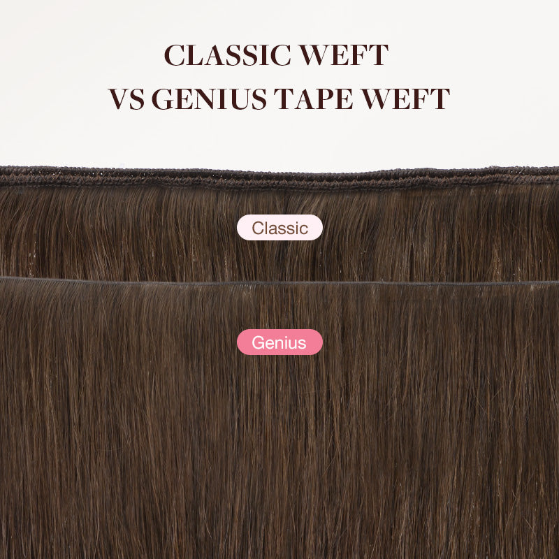 Honey Blonde Balayage (4/26/4) Genius Tape Weft Hair Extensions 60g – 100% Remy Human Hair.