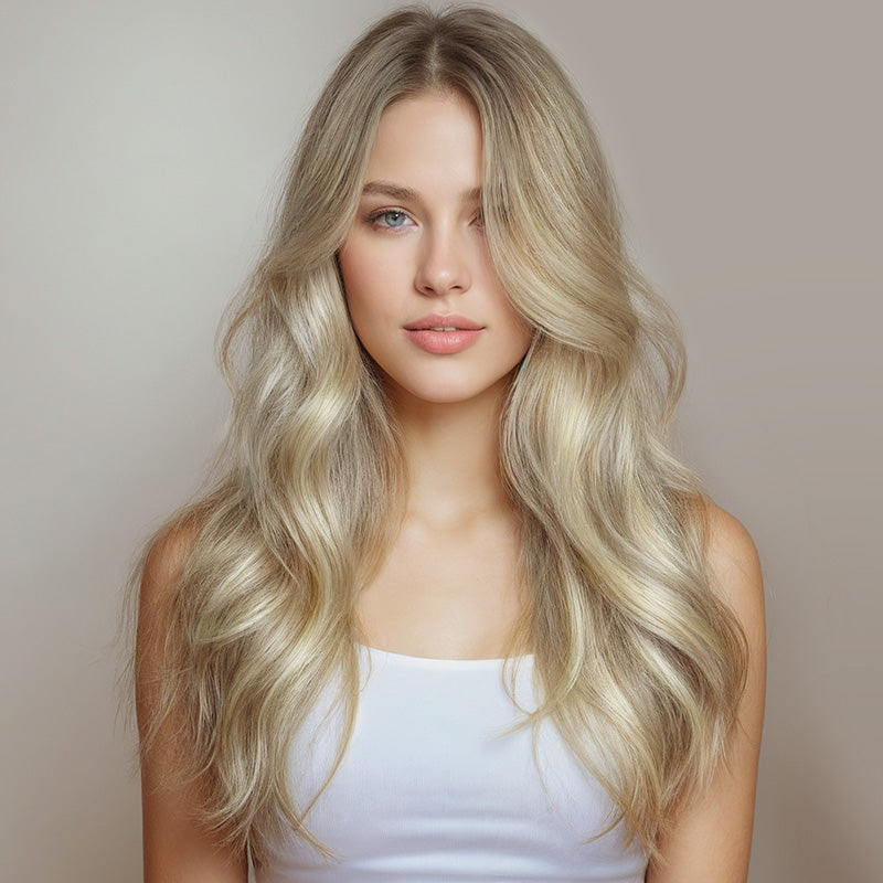 Natural Blonde Balayage (18ET90A) I-Tip Hair Extensions 50g – 100% Remy Human Hair.