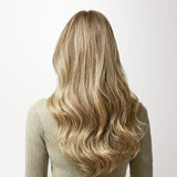 Light Blonde Highlights (16/22A) Invisi Edge Seamless Clip-Ins (140g-160g) – 100% Remy Human Hair.