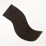 Dark Brown (2) Invisi Edge Seamless Clip-Ins (140g-160g) – 100% Remy Human Hair.