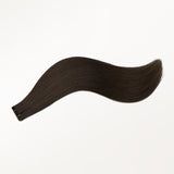 Dark Brown (2) Invisi Edge Tape-Ins 50g – 100% Remy Human Hair by GOO GOO Hair.