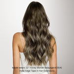 Honey Blonde Balayage (4/26/4) Invisi Edge Tape-Ins 50g – 100% Remy Human Hair by GOO GOO Hair.