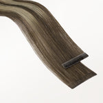 Honey Blonde Balayage (4/26/4) Invisi Edge Tape-Ins 50g – 100% Remy Human Hair by GOO GOO Hair.
