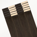 Light Brown (2A) Invisi Edge Tape-Ins 50g – 100% Remy Human Hair by GOO GOO Hair.
