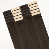 Light Brown (2A) Invisi Edge Tape-Ins 50g – 100% Remy Human Hair by GOO GOO Hair.