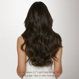 Light Brown (2A) Invisi Edge Tape-Ins 50g – 100% Remy Human Hair by GOO GOO Hair.