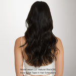 Natural Black (1B) Invisi Edge Tape-Ins 50g – 100% Remy Human Hair by GOO GOO Hair.