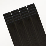 Natural Black (1B) Invisi Edge Tape-Ins 50g – 100% Remy Human Hair by GOO GOO Hair.