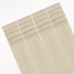 Platinum Blonde (60A) Invisi Edge Tape-Ins 50g – 100% Remy Human Hair by GOO GOO Hair.