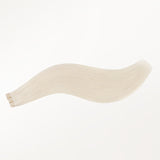 Pure Platinum Blonde (1000) Invisi Edge Tape-Ins 50g – 100% Remy Human Hair by GOO GOO Hair.