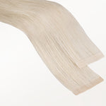 Pure Platinum Blonde (1000) Invisi Edge Tape-Ins 50g – 100% Remy Human Hair by GOO GOO Hair.