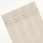 Pure Platinum Blonde (1000) Invisi Edge Tape-Ins 50g – 100% Remy Human Hair by GOO GOO Hair.