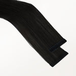 Jet Black (1) Invisi Edge Tape-Ins 50g – 100% Remy Human Hair by GOO GOO Hair.