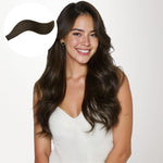Light Brown (2A) Invisi Edge Tape-Ins 50g – 100% Remy Human Hair by GOO GOO Hair.