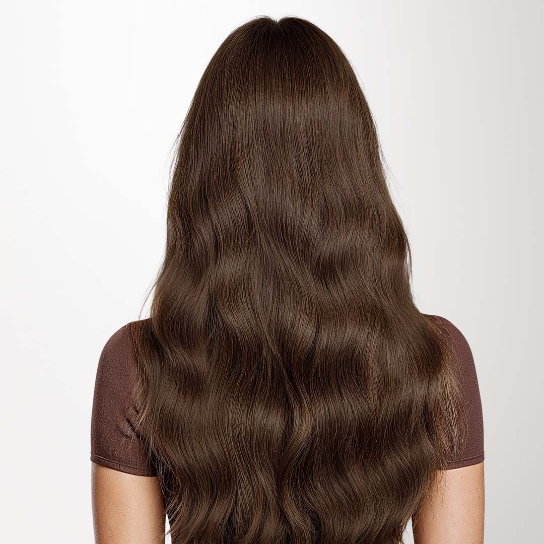 Chocolate Brown (4A) Micro Link Tip Hair Extensions – 100% Remy Human Hair by GOO GOO Hair.