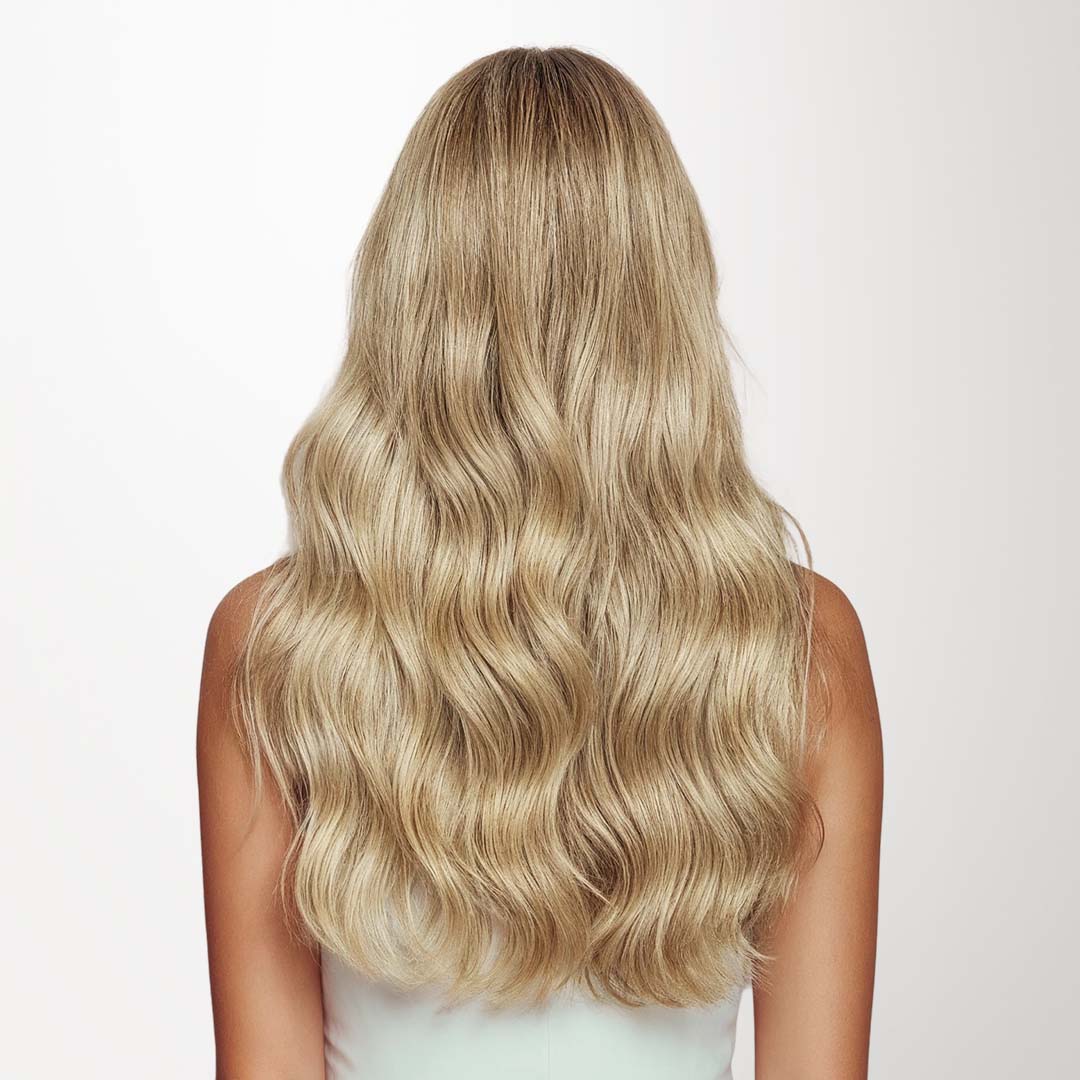 Light Blonde Highlights (16/22A) Micro Link Tip Hair Extensions – 100% Remy Human Hair by GOO GOO Hair.