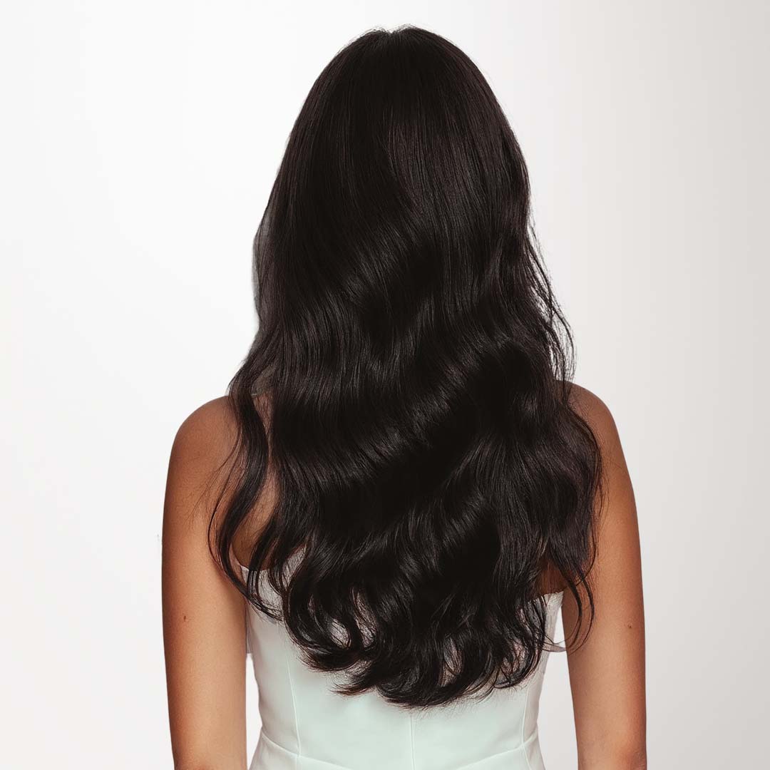 Dark Brown (2) Micro Link Tip Hair Extensions – 100% Remy Human Hair by GOO GOO Hair.