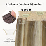 Golden Blonde Highlights (8B/60B) Pro & Wire Hair Extension (70g-140g)